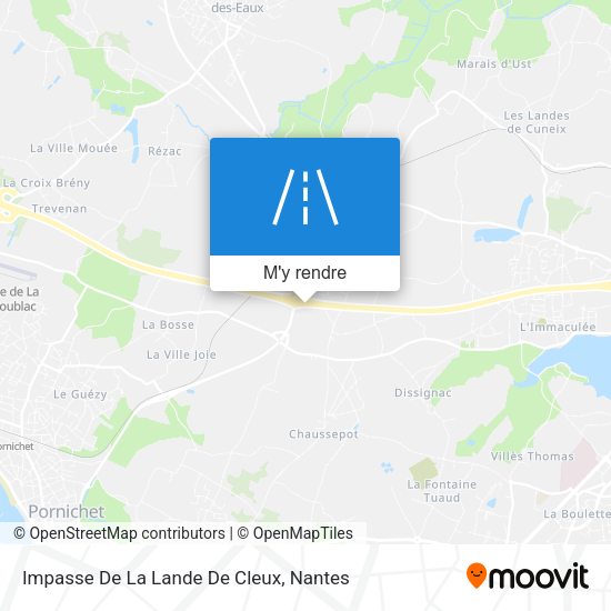 Impasse De La Lande De Cleux plan