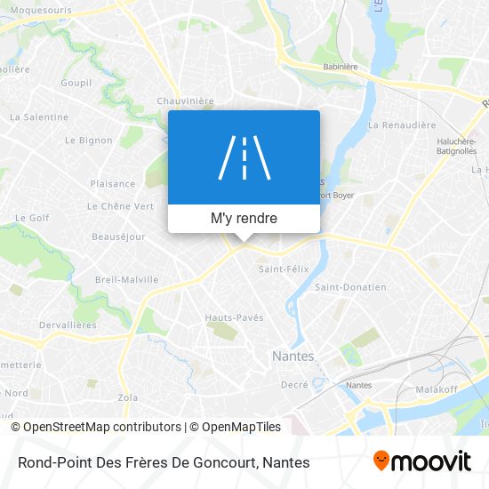 Rond-Point Des Frères De Goncourt plan