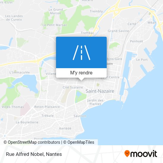 Rue Alfred Nobel plan
