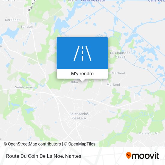 Route Du Coin De La Noë plan