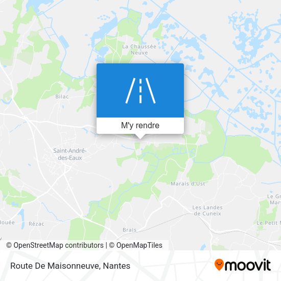 Route De Maisonneuve plan