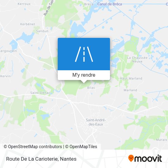 Route De La Carioterie plan