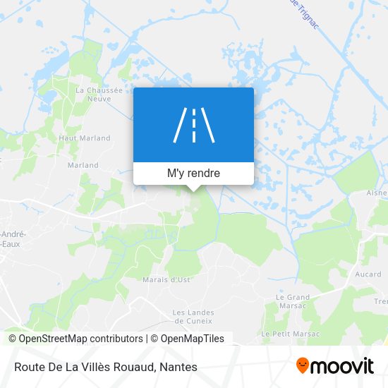 Route De La Villès Rouaud plan