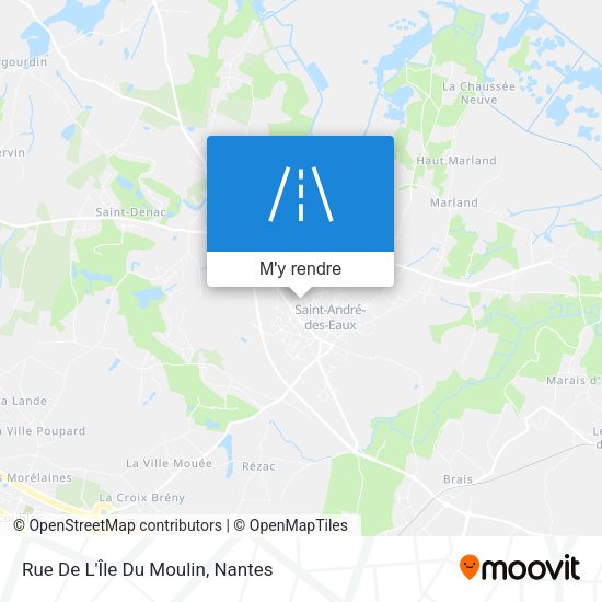 Rue De L'Île Du Moulin plan