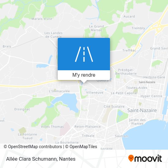 Allée Clara Schumann plan