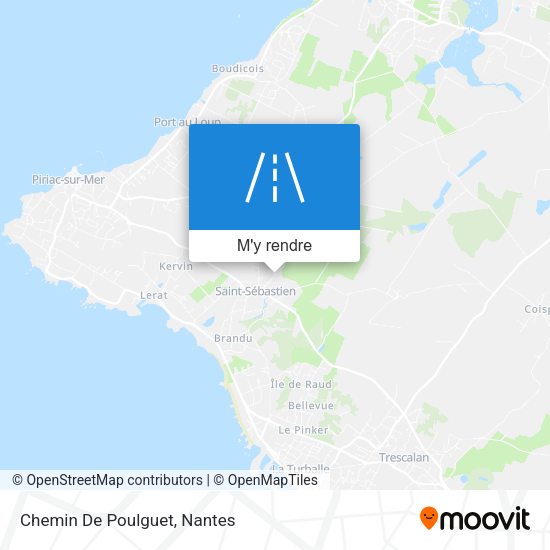Chemin De Poulguet plan