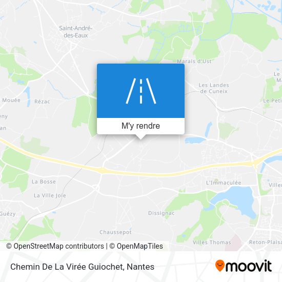 Chemin De La Virée Guiochet plan