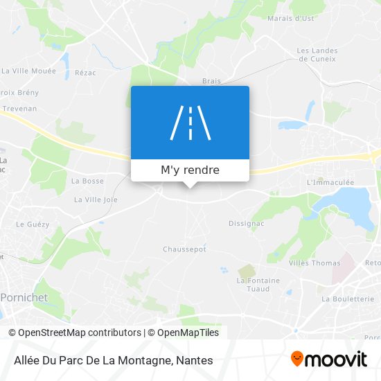 Allée Du Parc De La Montagne plan