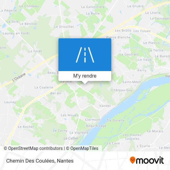 Chemin Des Coulées plan