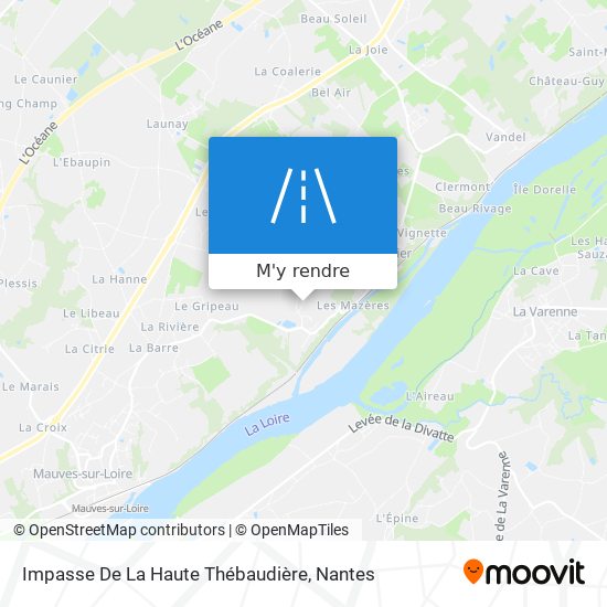 Impasse De La Haute Thébaudière plan