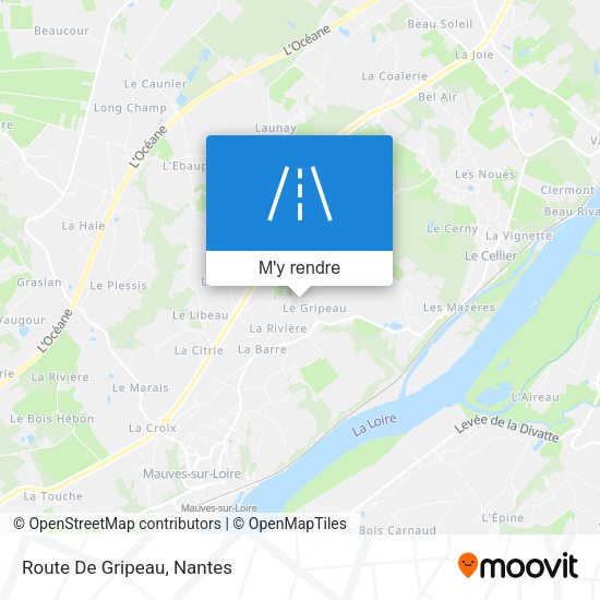 Route De Gripeau plan