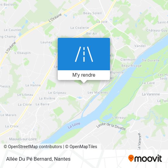 Allée Du Pé Bernard plan