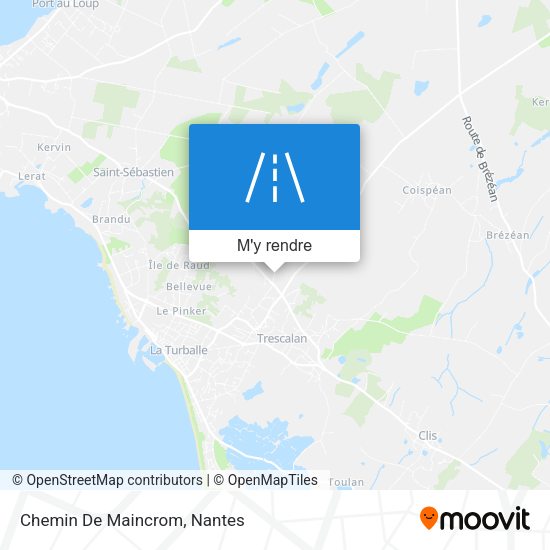 Chemin De Maincrom plan