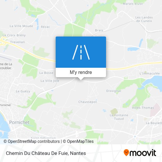 Chemin Du Château De Fuie plan