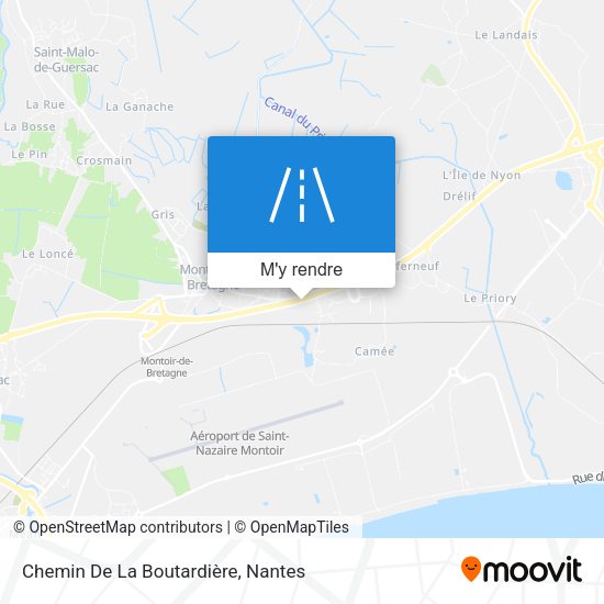 Chemin De La Boutardière plan