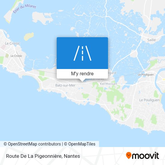 Route De La Pigeonnière plan