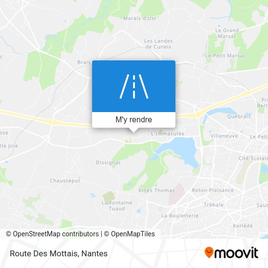 Route Des Mottais plan