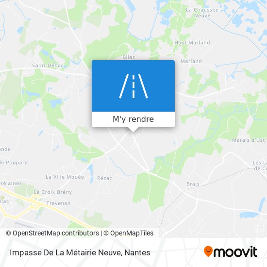 Impasse De La Métairie Neuve plan