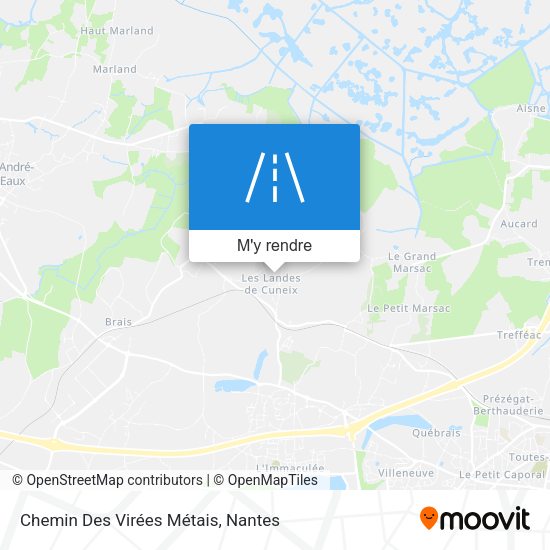 Chemin Des Virées Métais plan