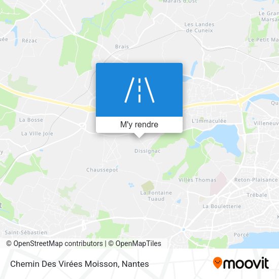 Chemin Des Virées Moisson plan