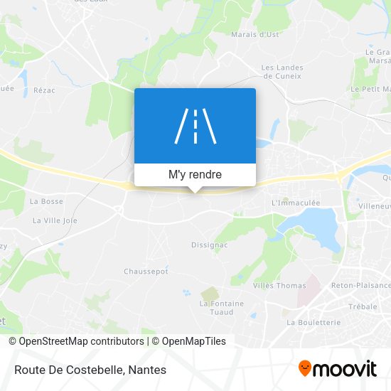 Route De Costebelle plan