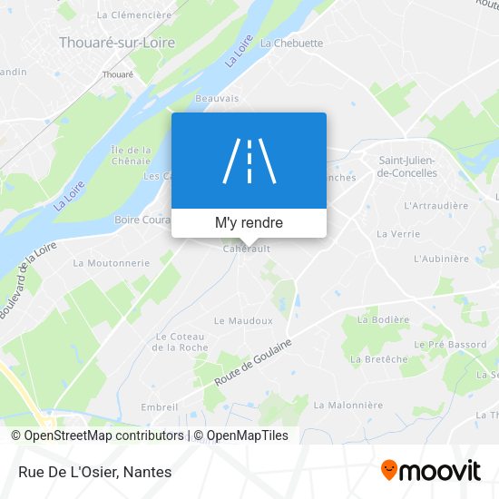 Rue De L'Osier plan