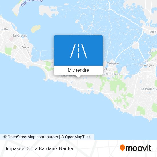 Impasse De La Bardane plan