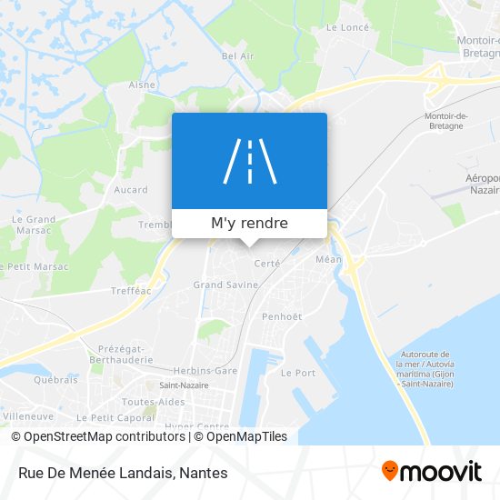 Rue De Menée Landais plan
