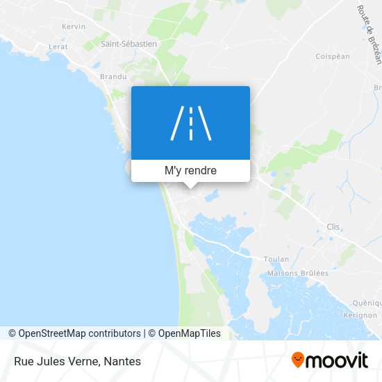 Rue Jules Verne plan