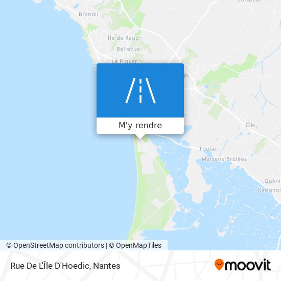 Rue De L'Île D'Hoedic plan