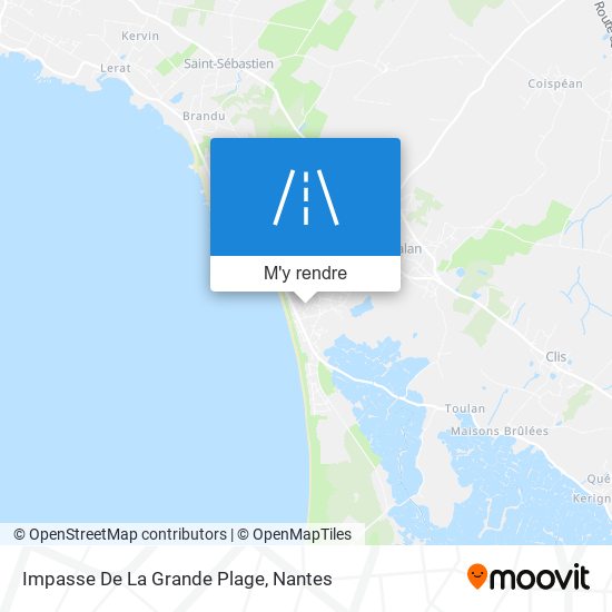 Impasse De La Grande Plage plan