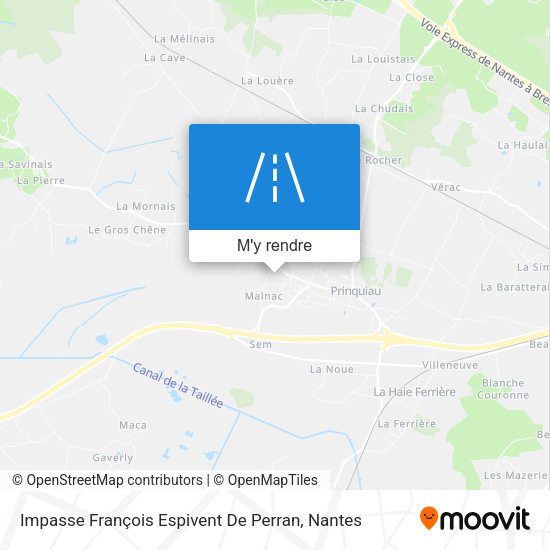 Impasse François Espivent De Perran plan