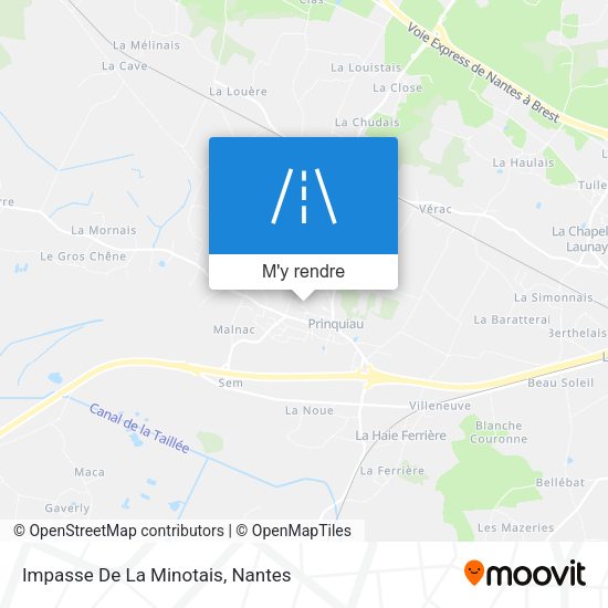 Impasse De La Minotais plan