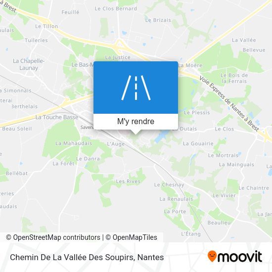 Chemin De La Vallée Des Soupirs plan