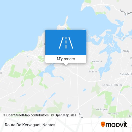 Route De Kervaguet plan