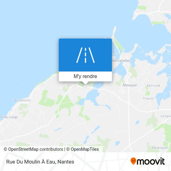 Rue Du Moulin À Eau plan
