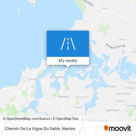 Chemin De La Vigne Du Sable plan
