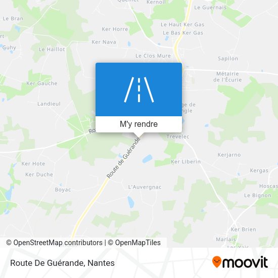 Route De Guérande plan