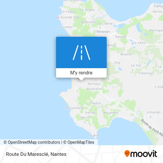 Route Du Maresclé plan