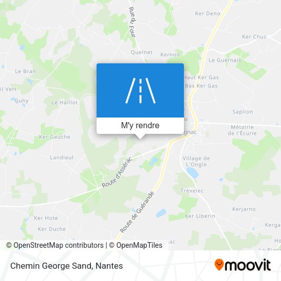 Chemin George Sand plan