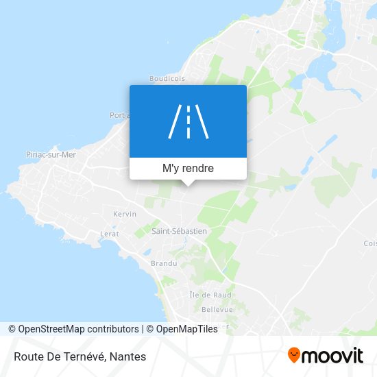 Route De Ternévé plan