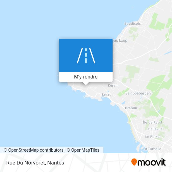 Rue Du Norvoret plan