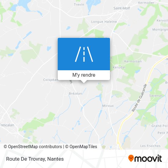 Route De Trovray plan