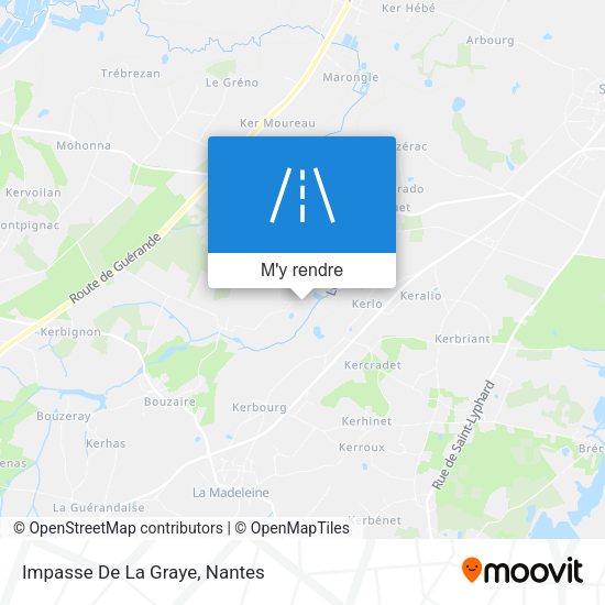 Impasse De La Graye plan