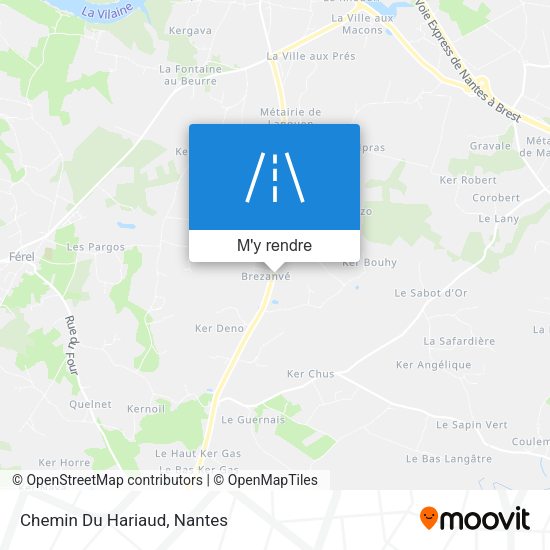 Chemin Du Hariaud plan