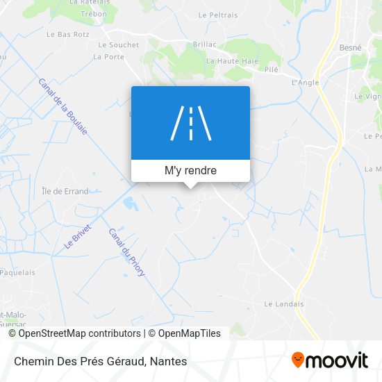 Chemin Des Prés Géraud plan