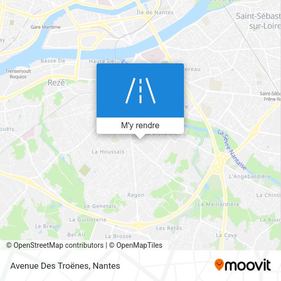 Avenue Des Troënes plan