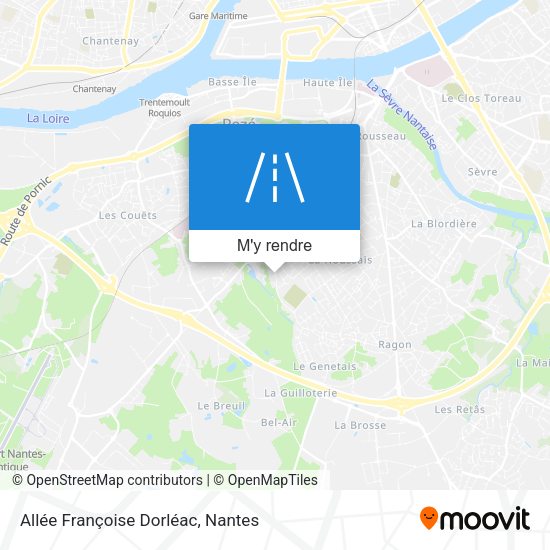 Allée Françoise Dorléac plan