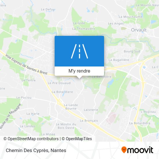 Chemin Des Cyprès plan