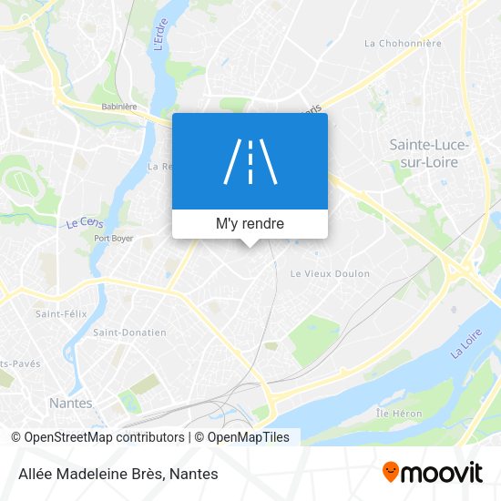 Allée Madeleine Brès plan